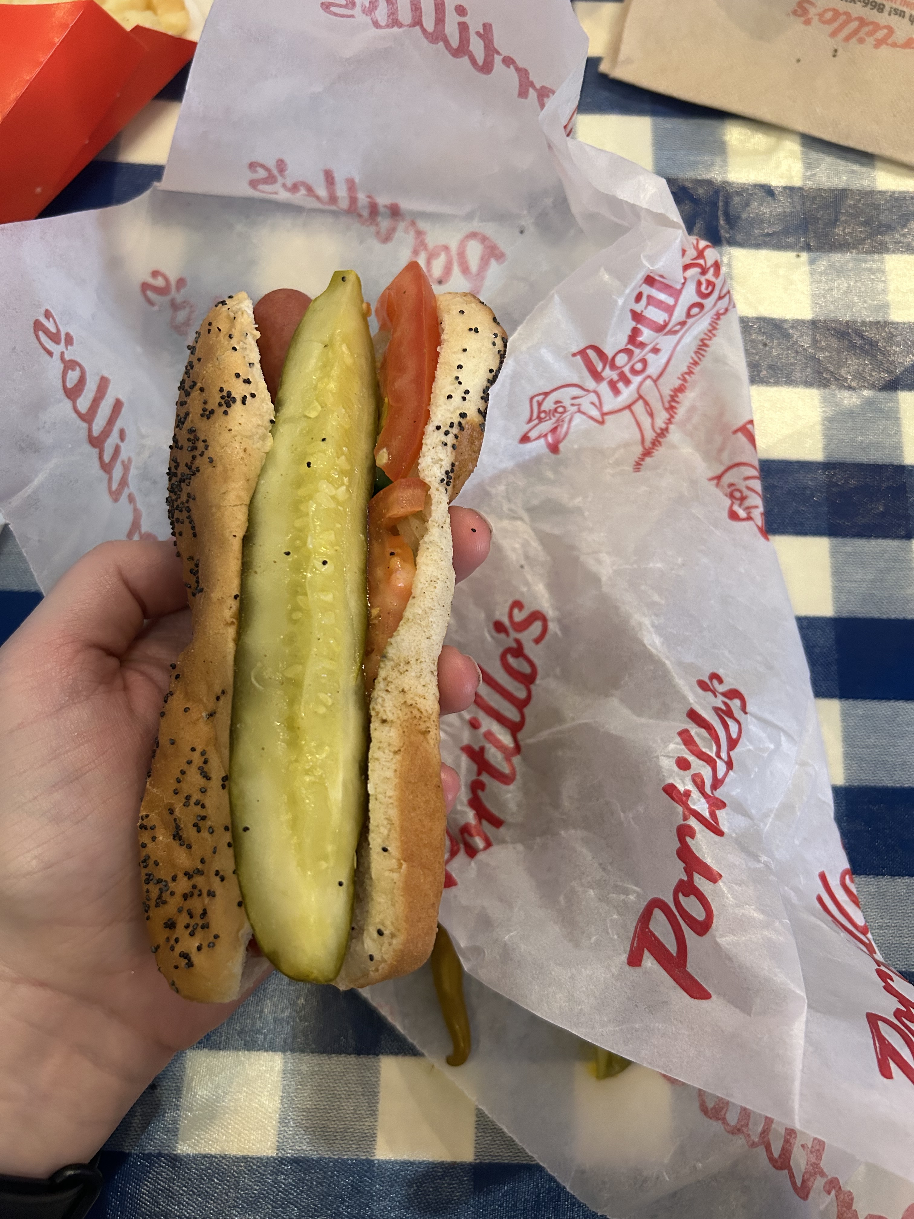 Comida típica de Chicago: Hot Dog de Portillo’s