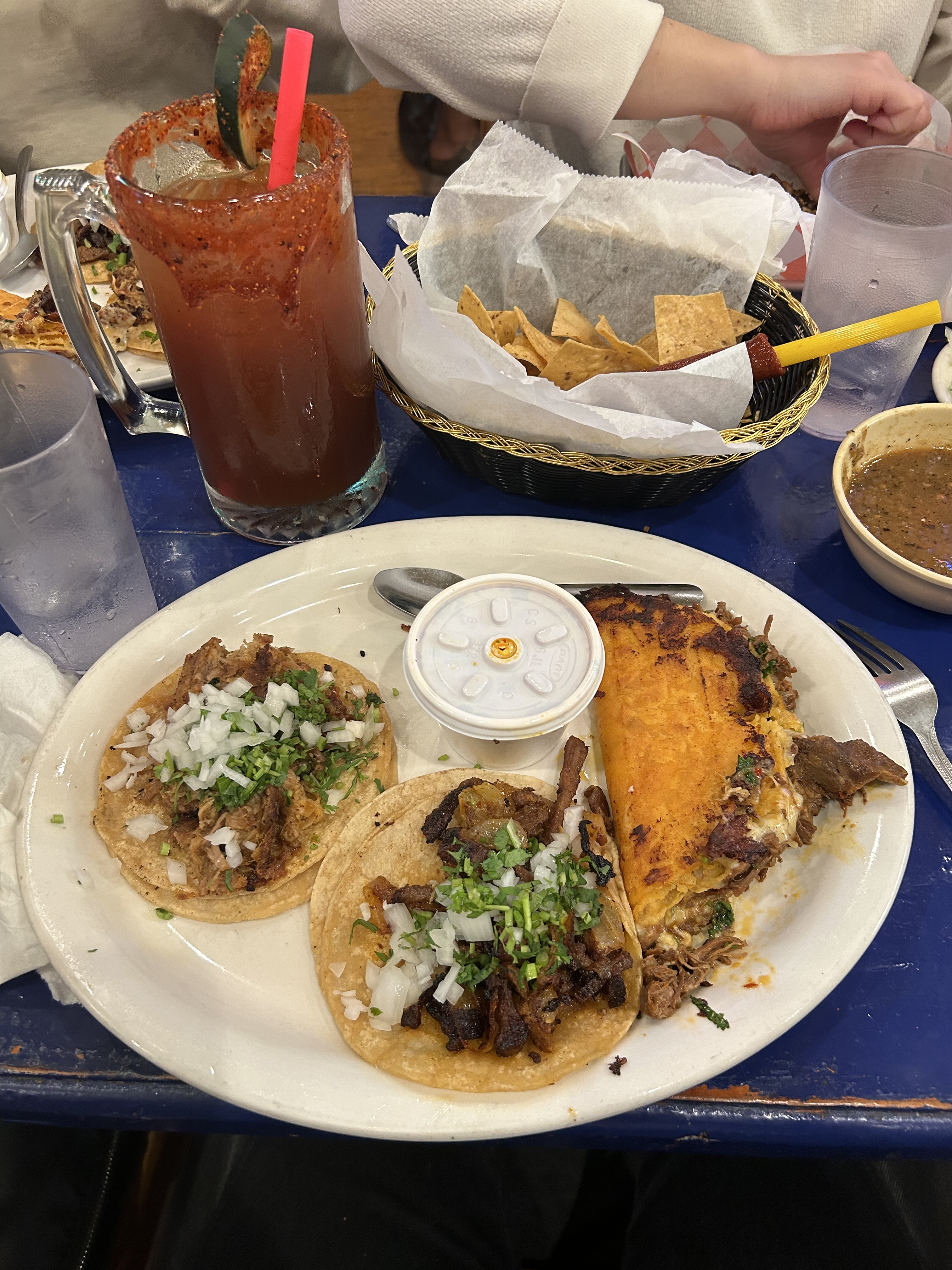 Comida típica de Chicago: tacos en Taquería Moran